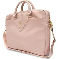 GUESS Torba GUCB15ZPGSTEGP 16" różowy/pink Triangle 4G (16"), Sac pour notebook, Pink