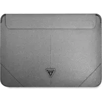 GUESS Manchon GUCS16PSATLG 16 quot argent (16", Universel), Sac pour notebook, Argent