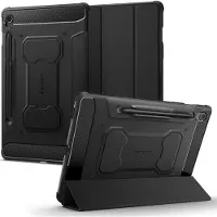 Spigen Coque tablette Rugged Armor Pro Samsung Galaxy Tab S10 FE / S9 FE - Noir