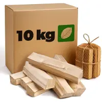 Kadax Allume-bûches en hêtre pour le poêle, 10 kg