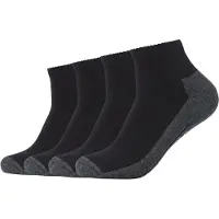 Camano Chaussettes de sport gris foncé / noir