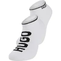 HUGO Chaussettes noir / blanc