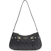 GUESS Sac bandoulière 'Shoulder Bag Coal Logo' gris foncé