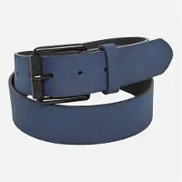French Connection Ceinture en cuir Courtland Homme Marine