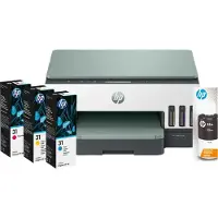 HP Smart Tank 7007 + 1 Set de Bouteilles d'Encre Supplémentaires