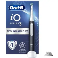 Oral-B Brosse A Dents Électrique - - Io3 Matt Black - 3D Oscillo-Rotations/Pulsations - A Batterie