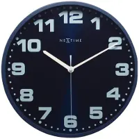 Nextime Horloge murale 3053bl Dash Blue