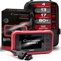 Launch Appareil de diagnostic OBD2 CRP129EVO Plus avec Android 4 systèmes 13 fonctions de service 80+ marques de voitures 17 langues mises à jour à vie