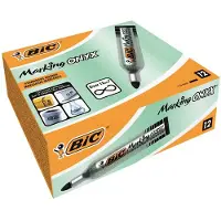 BIC Marquage Onyx 1482 marqueur permanent Type de pointe Noir 12 pcs. (12 x)
