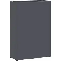 vidaXL Porte-parapluie avec stockage Anthracite 28 x 12 x 41 cm Métal