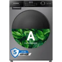 Heinner Lave-linge HWM-HMK1014IVTA 10 kg, 1400 tr/min, vapeur anti-allergique, anthracite, A
