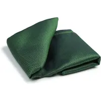 Suitable Pochette de Costume Soie Vert