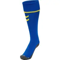 Hummel Chaussettes de sport 'Core' bleu / jaune / noir chiné