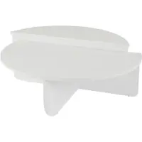 Skye Decor , Orion - White, table basse, blanc, 100 % PANNEAUX DE PARTICULES MÉLAMINÉS, 90 x 60 x 30 cm