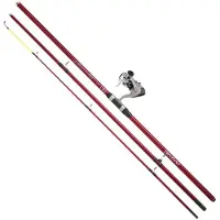 Daiwa Sweepfire+q860fm Surfcasting Combo Rouge 4.20 m / 100-200 g