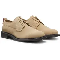 HUGO Chaussures derby en cuir suédé