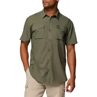 Columbia Silver Ridge Utility Ii Short Sleeve T-shirt Vert M Homme