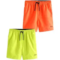 Next Shorts de bain citron vert / orange