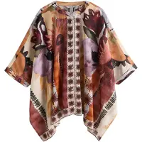 Next Vêtement de plage rouille / gris / lilas / noir