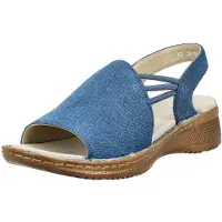 Ara Sandales à lanières bleu denim