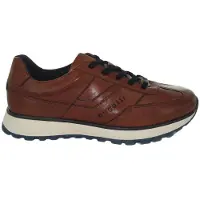 Bugatti Homme Timon Trainers Cognac/Dark Blue