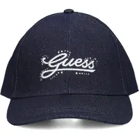 GUESS Casquette bleu denim / blanc