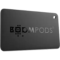 Boompods , Boomcard Tracker Format carte Android Find My IPX7, noir