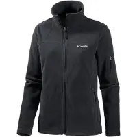 Columbia Veste en polaire fonctionnelle 'Fast Trek II' noir / blanc
