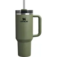 Stanley Quencher H2.O FlowState Tumbler gobelet en acier inoxydable avec paille grand format Dried Pine 1 pcs