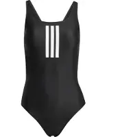 Adidas 3 Stripes V Back Swimsuit Noir 46 Femme