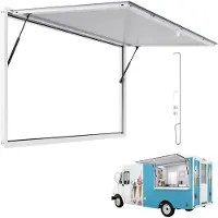 Vevor Fenêtre de Concession pour Camion Restaurant 188 x 101,6 cm