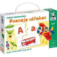 Kapitan Nauka Captain Science Lernpuzzle Alphabet 3-6 Jahre (24 pièces)