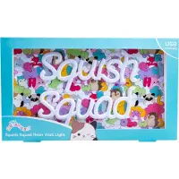 Fizz Creations Applique murale LED Squishmallows Squish Squad Neon Wandlicht