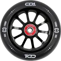 Centrano Roue pour trottinette freestyle CORE CD1 110 mm Noir