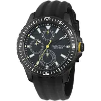 Nautica Montre à affichage analogique 'NST' jaune / noir / blanc
