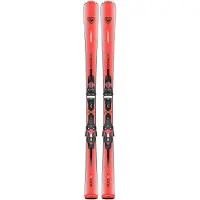 Rossignol - Packs (skis + fix) - Packs skis de piste - Nova 14 K + NX12 2027 en Bois - Taille 163 cm - Rouge