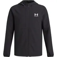 Under Armour Vibe Enfant - Vestes Zippees, Noir - Taille 137 - 149 CM - Poly Woven