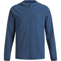 Under Armour Vibe Woven Windbreaker Jacket Bleu 10-12 Years Garçon