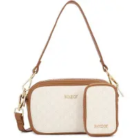 Kazar Sac à bandoulière noisette / blanc
