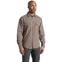 Craghoppers Kiwi Ii Long Sleeve Shirt Marron 3XL Homme