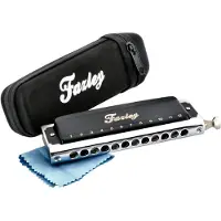 Fazley MHM-20-C harmonica chromatique 12 trous accordé en Do majeur