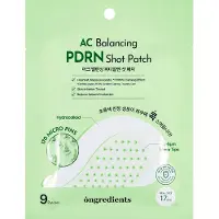 Ongredients AC Balancing PDRN Shot Patch patchs à peaux à problèmes avec effets apaisants 9 pcs