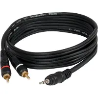 Devine VA7050 jack 3,5 mm stéréo – 2x RCA mâle 5 m
