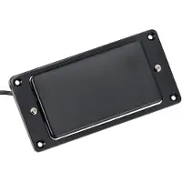 Fazley 10597 humbucker (position chevalet) pour basse, noir