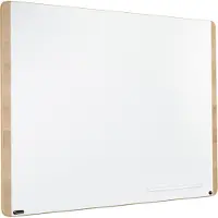 Rocada Tableau blanc Natural Skinboard , magnétique, horizontal/vertical, avec auget, acier sur bois, L 1000 x H 1500 mm