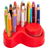 Stabilo Crayons de couleur - Woody 3-in-1 Ensemble de bureau - 1 - - UneTaille - Set de Coloriage