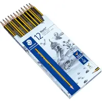 Staedtler Boîte De 12 Crayons Triangulaires Noris Hb
