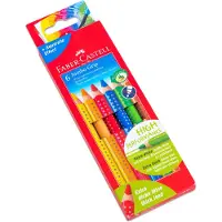 Faber-Castell Crayons de couleur - Géant Grip - Aquarelle - 6 pi - - UneTaille - Set de Coloriage