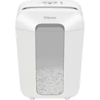 Fellowes Destructeur de documents à particules Powershred LX70, collecteur, P-4, coupe croisée, blanc