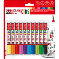 Marabu Stylo de peinture sur porcelaine et verre Enfants (10x)